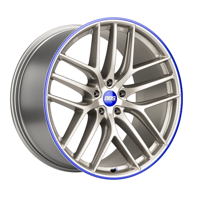 BBS CC-R in White Gold Matt finish - 3/4 render