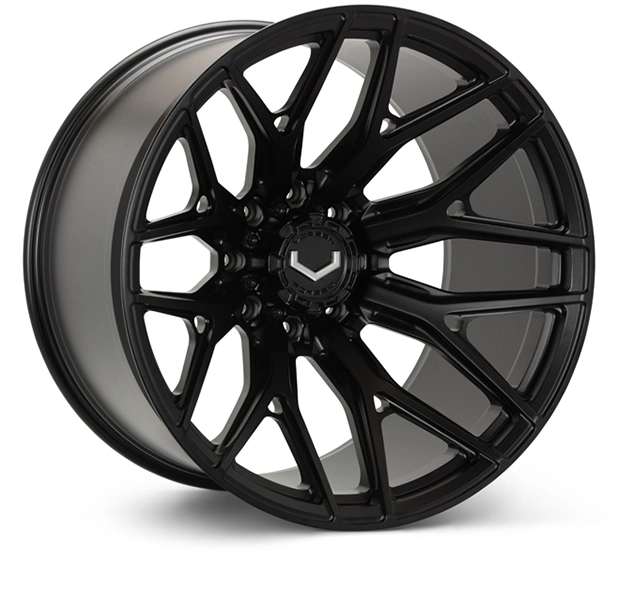 Vossen VFX-03 in Satin Black finish - 3/4 render
