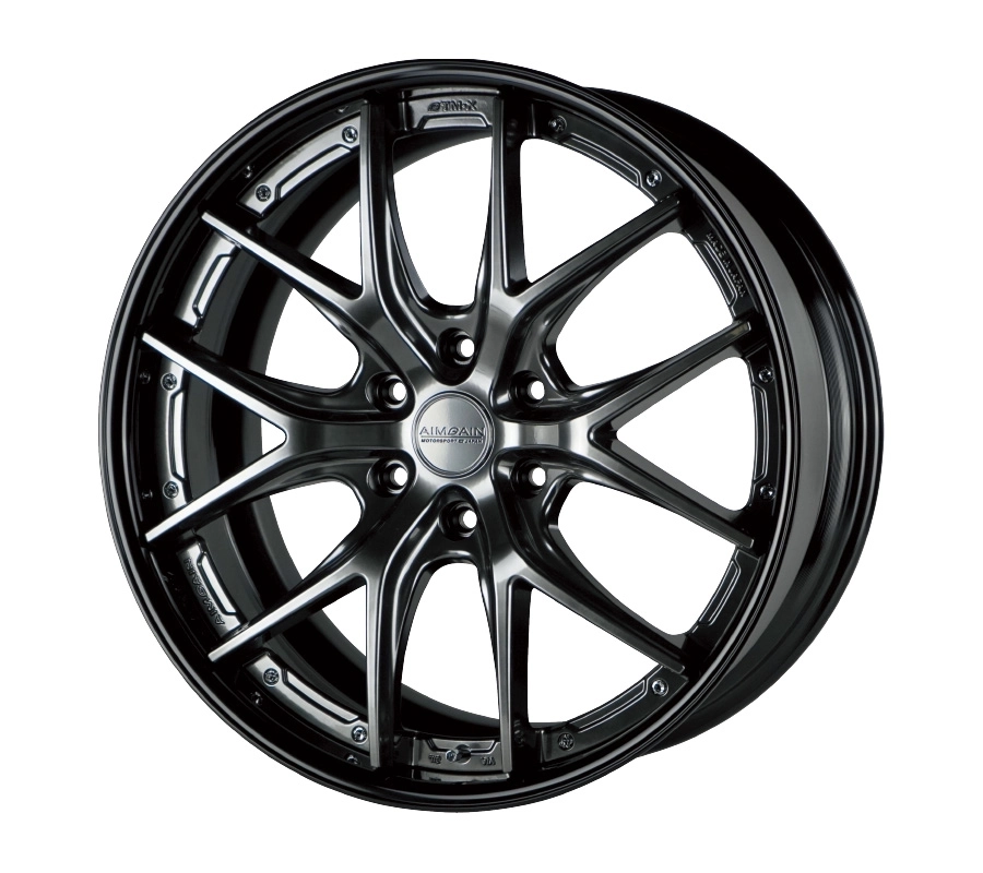 Aimgain GTM X wheel in Hyper Black - 3/4 render