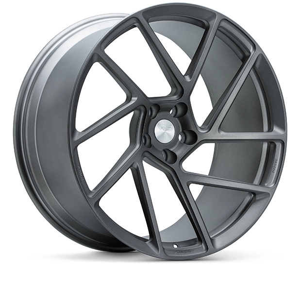 Vossen NV2 in Stealth Grey finish - 3/4 render