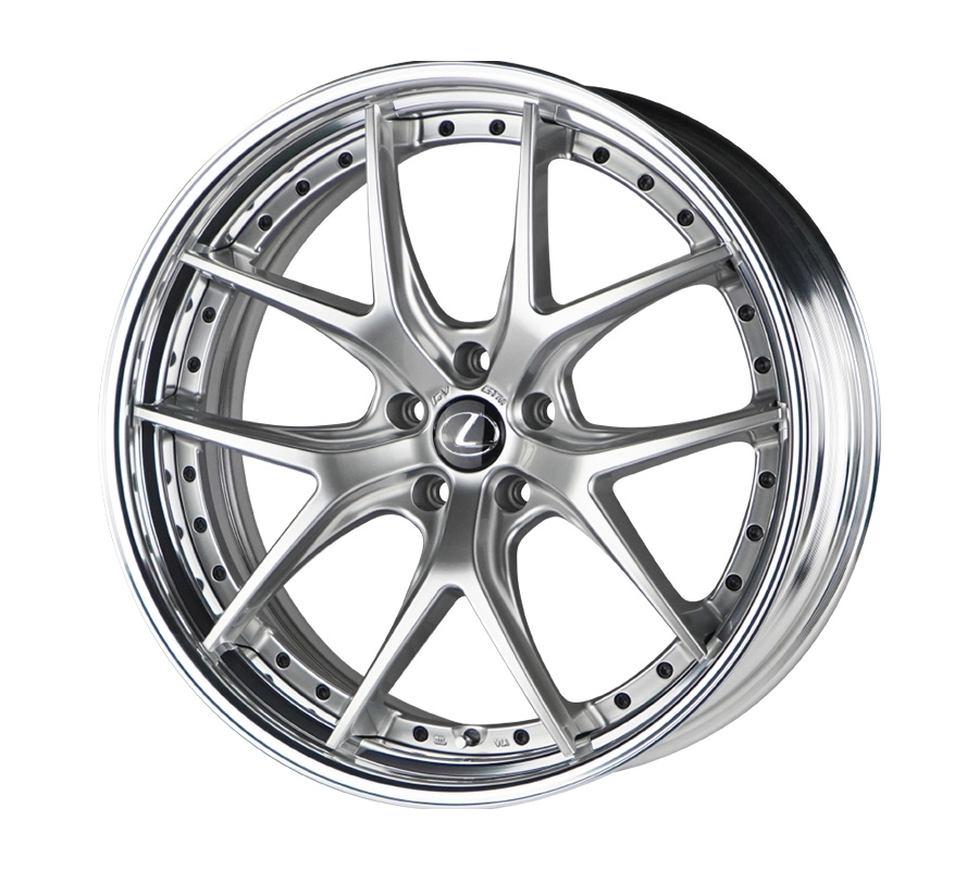 GTM-CV wheel in Hyper Silver - 3/4 render