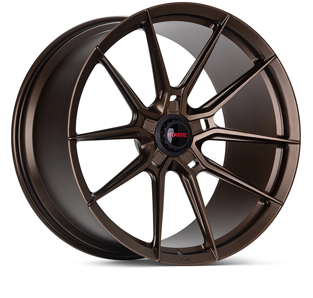 Vossen NF10 in Satin Bronze finish - 3/4 render