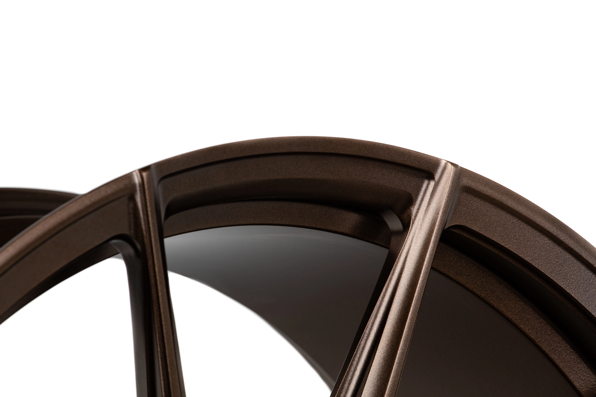 Vossen EVO-2R spoke detail close-up showing compound curve geometry