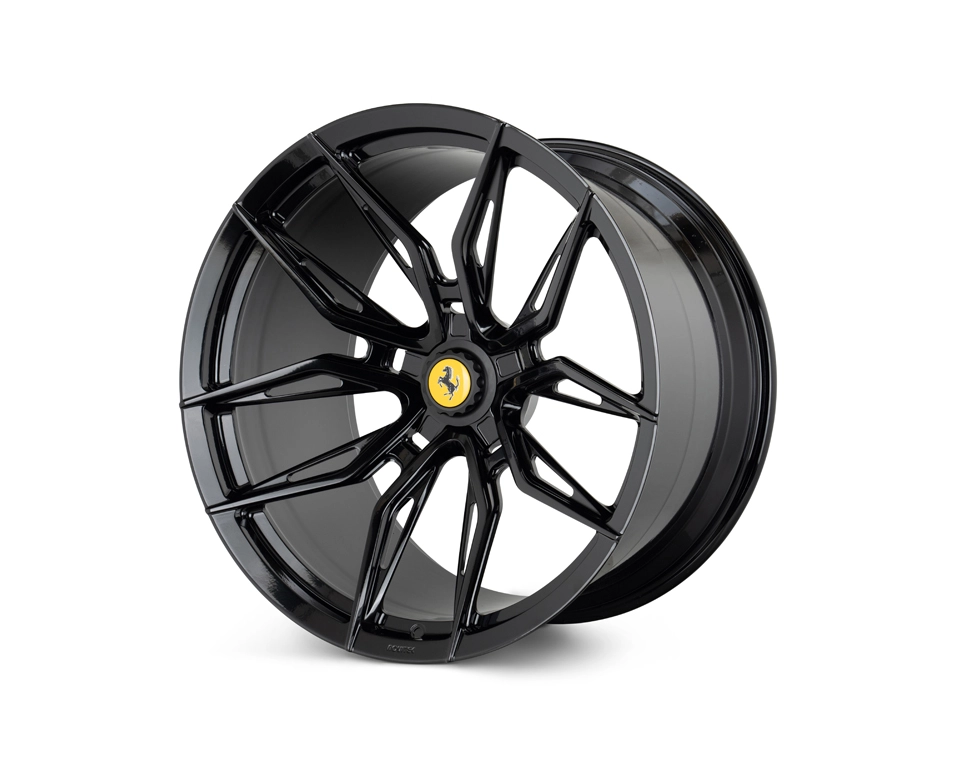 Vossen NF11 forged monoblock in Gloss Black - 3/4 render