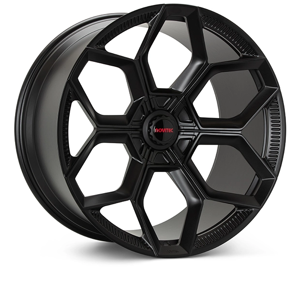 Vossen NL5 in Satin Black finish - 3/4 render