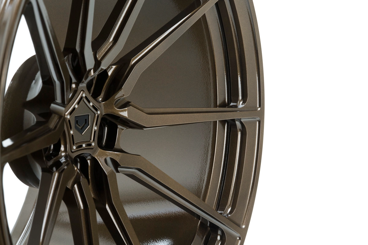 Vossen M-X2 (Monoblock) Gloss Black front face alternative angle