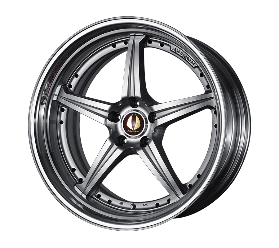 Aimgain G3S in Silver Polish finish - 3/4 render
