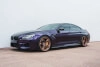 HRE S207H wheels on purple sports car with bronze finish - side view